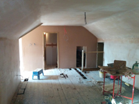 Plastered